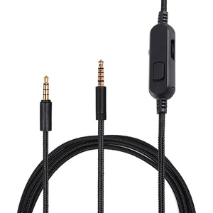 3.5mm ligne Audio téléphones mobiles ordinateurs tresse câble Audio pour <span class=keywords><strong>Logitech</strong></span> GPRO X G233 G433 Kingston Alpha Skyline casque de jeu - Product Image 1