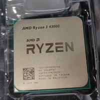 Processeur AMD Ryzen 3 4300G d'occasion, interface AM4, quad-core huit threads, avec graphismes intégrés, adapté aux ordinateurs de bureau