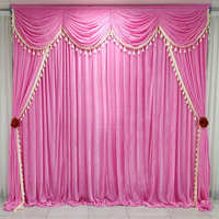 Rideaux en velours doré de haute qualité, tissu de fond pour scène, taille personnalisable, livraison rapide pour fêtes, festivals, mariages
