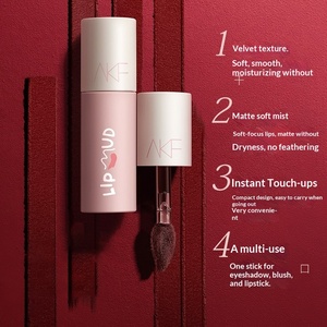 Brillo Labial Akf Lip Glaze, Color Nude, Aspecto Natural, Baja Saturación, Acabado Mate Aterciopelado, Antiadherente, Efecto Iluminador - Product Image 1
