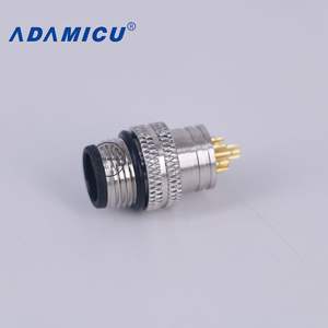 سلسلة <span class=keywords><strong>M12</strong></span> 12 12-Core المكونات الصناعية للماء الطيران الرأس الذكور IP67 النحاس مواد الاتصال موصلات - Product Image 1