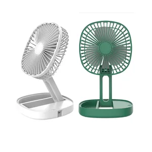 Portable Home Appliances 2 Setting 360 Rotation Quiet Operation 5V Mini Table Laptops Desk Fan with USB Cable