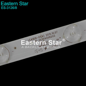 Tira de Luz LED para Retroiluminación de <span class=keywords><strong>TV</strong></span> ES-3126 LE48D8-03(D) PN:30348008220 para Haier 48UF2500 <span class=keywords><strong>Hitachi</strong></span> 49C60 49C61, 10 Piezas/Juego, 510 mm - Product Image 3