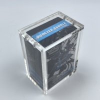Boîtier Acrylique Moderne d'Usine Directe pour Cartes TCG ETB Elite Trainer Box, avec Couvercles Magnétiques, Étui Protecteur en Acrylique pour Cadeau