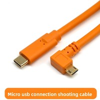 Kabel Pemindah Data Wenlian Tipe-C ke Micro USB untuk Kamera Mirrorless A7m2/a6400/a7r2 ke Komputer