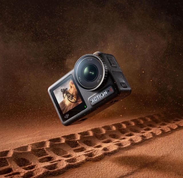 Original Osmo Action 6 Adventure Combo 4K Sports Cam 20M Waterproof 155 Wide Angle 12MP 10bit DLog M 1/1.3" Large Sensor