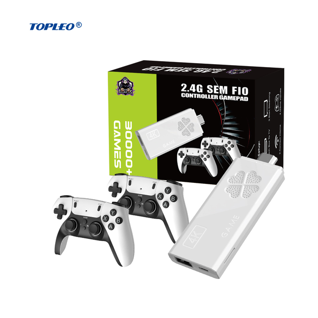 Topleo Mini Game Console Classic M8 Pro Wireless Portable Arcade Lite 4k Machine Video Game Consoles Retro Game Stick
