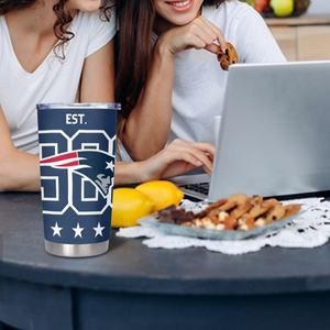 Venta al por Mayor de Vasos Térmicos de Acero Inoxidable de los New England Patriots 1960, Botella Aislada, Taza de Viaje de Fútbol Americano, Regalo de Navidad Personalizado - Product Image 5