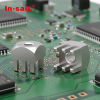 Conector PCB de Presión, Elemento de Alimentación con Rosca M3, Bloque de Terminales PCB de Alta Corriente 100A, Conector de Placa de Latón Estañado 7461057ODM
