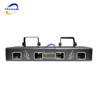 Proyector Láser DJ de Cuatro Lentes y Cuatro Colores DMX512 para Escenarios, Discotecas, Bares, Clubes, KTV, Decoración Navideña, Fiestas