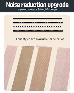 12 מ "מ עבה למחצה גמיש פורניר עץ אלון טבעי בצפיפות בינונית בצפיפות בינונית עבור ריהוט ארון קיר אי - Product Image 4