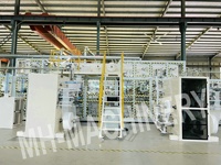 Ligne de production de serviettes hygiéniques entièrement automatique à grande capacité