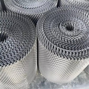 Paravents de décoration intérieure en maille carrée découpable en acier inoxydable, plaque de maille d'acier expansé pour salle de machine insonorisée - Product Image 6