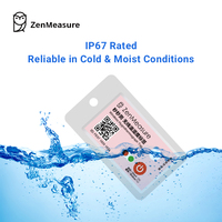 ZenMeasure BLE Moniteur de Chaîne du Froid Étanche IP67 Suivi en Temps Réel de Température et d'Humidité pour Aliments Frais Capteur de Température