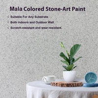 Revêtement liquide imperméable à texture de grès écologique pour murs domestiques, durable plus de 50 ans, peinture murale Mala Stone