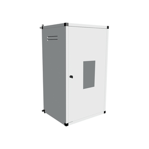 Acier galvanisé prélaqué blanc H.1020 X L.550 X P.430 mm, armoire de couverture de chaudière, matériau ignifuge - Product Image 2