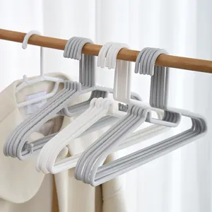 New Groove Design Thick And Tough Soft PP Material No Trace Drying Rack Brand New Clothes Wholesale With Hanger