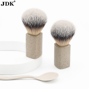 Jdk Mẫu định hình ria mép cạo râu rơm lúa mì cho nam bàn chải cạo râu cho tiệm cắt tóc bàn chải râu kiểu dáng - Product Image 4