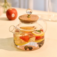 Nouvelle bouilloire électrique multifonctionnelle en verre résistant à la chaleur, style chinois, pour théière et chauffe-eau, haut de gamme, motif floral