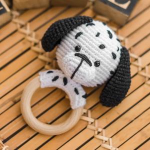 Mordedor de perro <span class=keywords><strong>para</strong></span> bebé, juguete <span class=keywords><strong>para</strong></span> bebé, regalo <span class=keywords><strong>para</strong></span> bebé, Pastor Alemán, juguete de ganchillo - Product Image 5