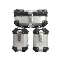 Coffre Arrière et Latéral Universel pour Moto, Bagagerie en Alliage d'Aluminium, Capacité de 28L à 100L