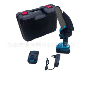 Mini Chainsaw 6in Brushless Motor Battery <b>Powered</b> Outdoor Garden <b>Tool</b> - Product Image 2