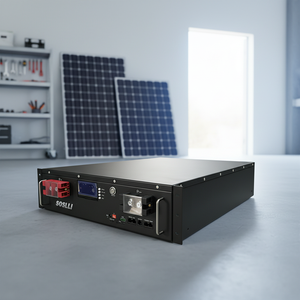 Batterie au lithium SOSLLI 48V 100Ah pour rack de serveur, durée de vie élevée (plus de 6000 cycles) pour les projets de stockage d'énergie solaire verte durable - Product Image 2