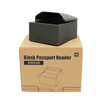 Kiosque en libre-service USB avec scanner de documents, scanner MRZ OCR RFID, scanner de codes-barres, lecteur de passeport pour le contrôle des frontières, authentification d'identité