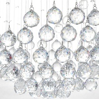 Lustre suspendu en cristal en acier inoxydable K9, design moderne et luxueux, idéal pour une maison, un hôtel, une Villa ou une chambre à coucher