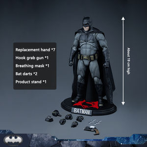 <span class=keywords><strong>Action</strong></span> <span class=keywords><strong>Figure</strong></span> DC Serie BVS <span class=keywords><strong>Batman</strong></span> con Armatura Leggera, Scala 1/9, 19 cm/7,5 pollici, con Numerosi Accessori, Giocattolo da Collezione - Product Image 2