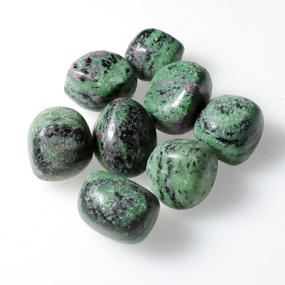 Beautiful Crystal Craft Different Shaped Natural Ruby Zoisite Rock For Decoration