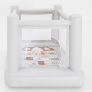 Castillo Inflable Blanco para Niños de 3 a 6 Años con Bomba Integrada, Casa de Brinco para Jugar - Product Image 6