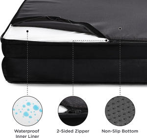 <span class=keywords><strong>2025</strong></span> nuevo sofá ortopédico suave de lujo cama de espuma viscoelástica impermeable y transpirable suministros para mascotas tamaño humano para perro gato - Product Image 2