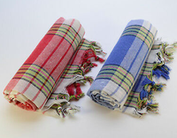 Serviette de Hammam Peshtemal en Coton Turc Classique, Vente en Gros à Prix Abordable, Séchage Rapide, Utilisation à la Maison et à la Plage, Fabriquée en Turquie