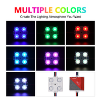 12V 4 puce Rgb Module 1.44W Led IP67 étanche 5050 Led Module lumière pour canal lettre panneaux publicitaires