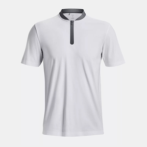 Nouveau style personnalisé hommes blanc 1/4 demi fermeture éclair polo SPF 50 chemises de golf - Product Image 3