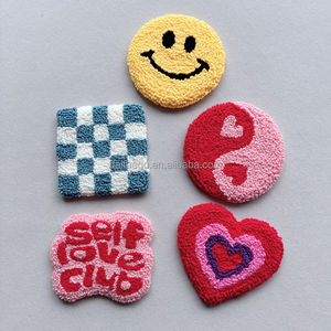 Venta al por mayor <span class=keywords><strong>Idea</strong></span> de regalo Punch Needle Coaster Taza hecha a mano Alfombra Posavasos - Product Image 6