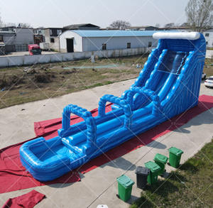 สไลเดอร์น้ำแบบ30ft สำหรับผู้ใหญ่แบบกำหนดเองใหม่สไลด์น้ำแบบกระโดดสำหรับสนามเด็กเล่นแบบเขตร้อน - Product Image 2