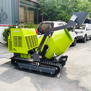 Giá tốt nhất 300L xi măng trộn Máy Nhà Máy Giá TRỘN BÊ TÔNG với cao su theo dõi tự tải - Product Image 1