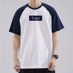 T-shirt décontracté personnalisé 100% coton, grammage élevé, compressible et doux, impression graphique personnalisée - Product Image 1