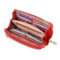 Pochette portefeuille en cuir à bandoulière, pochette pour téléphone portable à écran tactile, nouvelle collection