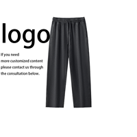 Pantalon de jogging décontracté pour homme, coupe droite, style sport, ample