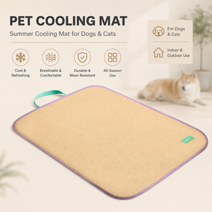 Alfombra Refrescante <span class=keywords><strong>para</strong></span> Mascotas, Transpirable e Impermeable, Antiarañazos, Diseño de Contraste de Color Diamine, Apta <span class=keywords><strong>para</strong></span> <span class=keywords><strong>Perros</strong></span> y Gatos - Product Image 1