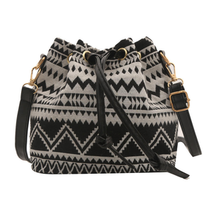 Bolso de hombro de moda para mujer, estilo occidental, con cordón, tipo cubo, versátil, bandolera, diseño moderno - Product Image 6