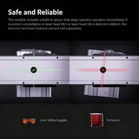 Module laser infrarouge Snapmaker 2.0 / Artisan 1064nm, graveur laser de bureau haute précision, usinage fin de l'acier et des plastiques