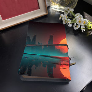 Beau cahier A6 fabriqué à la main Cadeau de fête des enseignants élégant pour les professeurs Idéal pour les notes de <span class=keywords><strong>recherche</strong></span> et les plans de conférence avec - Product Image 3