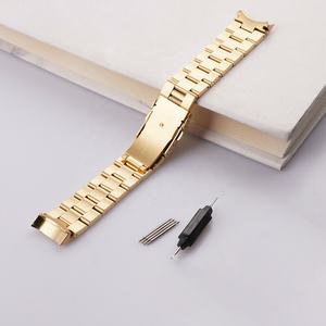 <span class=keywords><strong>Bracelet</strong></span> de montre tout doré 22mm en acier 316L à maillons solides incurvés pour Seiko <span class=keywords><strong>SKX</strong></span> 007/009 Luxury Style - Product Image 4