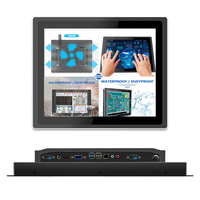 7/10/13/15/17/19/21 pouces I3 I5 I7 Ip67 étanche sans ventilateur Wifi Win10 écran tactile Pantalla Hmi panneau industriel Pc