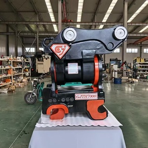 Attache rapide hydraulique inclinable GJEM Powertilt 8-10T pour excavatrice, 180 degrés des deux côtés, modèle GJTH1600, garantie 1 an - Product Image 3