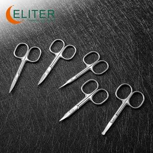 Eliter en Stock, ciseaux forgés à la main, ciseaux pour cheveux de <span class=keywords><strong>nez</strong></span>, ciseaux à pointe ronde, <span class=keywords><strong>coupe</strong></span>-cuticules d'ongles en gros - Product Image 3